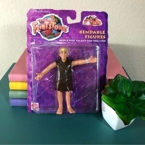 The Flintstones Barney Rubble Bendable Figures Poseable Figurine Movie Vintage